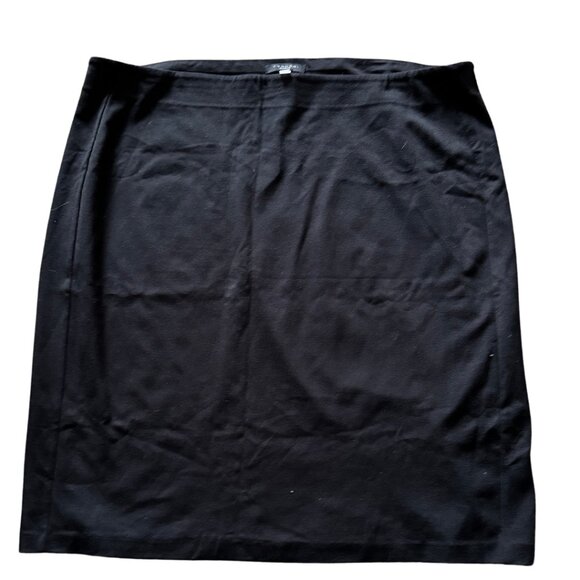 Tahari Skirt Plus Size 3X Black Pull On - Picture 1 of 3